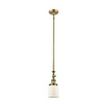 thumbnail image 1 of 206-BB-G51 Innovations Lighting Bell - 1 Light Stem Hung Tiltable Mini Pendant In Industrial Style-14 Inches Tall and 5 Inches Wide-Brushed Brass, 1 of 7