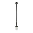thumbnail image 1 of 206-OB-G54 Innovations Lighting Bell - 1 Light Stem Hung Tiltable Mini Pendant In Industrial Style-14 Inches Tall and 5 Inches Wide-Oil Rubbed Bronze, 1 of 7