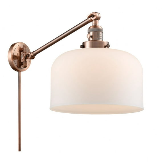 Innovations Lighting - Bell - 1 Light Swing Arm Wall Sconce In Industrial