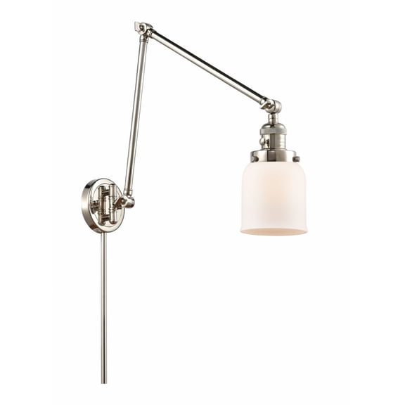 Innovations Lighting - Bell - 1 Light Swing Arm Wall Sconce In Industrial