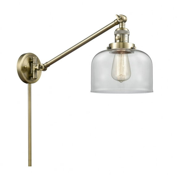 Innovations Lighting - Bell - 1 Light Swing Arm Wall Sconce In Industrial