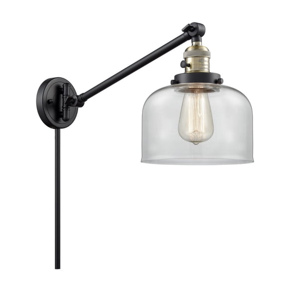 Innovations Lighting - Bell - 1 Light Swing Arm Wall Sconce In Industrial