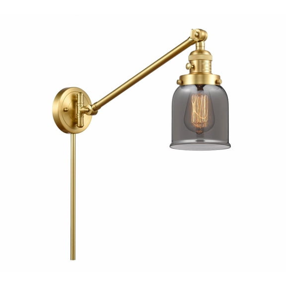 Innovations Lighting - Bell - 1 Light Swing Arm Wall Sconce In Industrial
