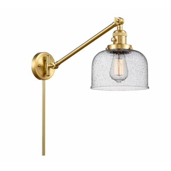 Innovations Lighting - Bell - 1 Light Swing Arm Wall Sconce In Industrial
