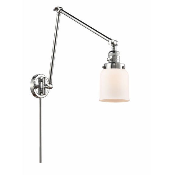 Innovations Lighting - Bell - 1 Light Swing Arm Wall Sconce In Industrial