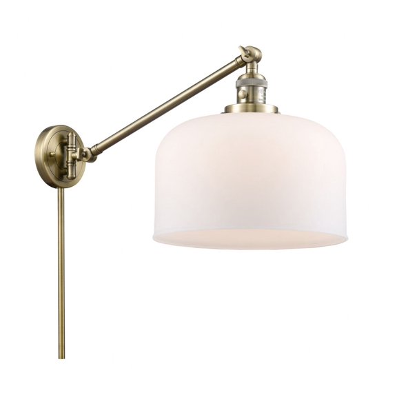 Innovations Lighting - Bell - 1 Light Swing Arm Wall Sconce In Industrial