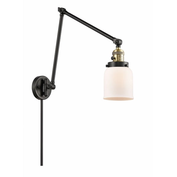 Innovations Lighting - Bell - 1 Light Swing Arm Wall Sconce In Industrial
