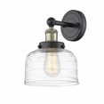 thumbnail image 1 of 616-1W-BAB-G713 Innovations Lighting Bell - 1 Light Wall Sconce In Industrial Style-10 Inches Tall and 6.5 Inches Wide-Black Antique Brass, 1 of 2