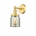 thumbnail image 1 of 616-1W-SG-G58 Innovations Lighting Bell - 1 Light Wall Sconce In Industrial Style-10 Inches Tall and 6.5 Inches Wide-Satin Gold Finish-Silver Plated, 1 of 2