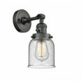 thumbnail image 1 of 203SW-OB-G54 Innovations Lighting Bell - 1 Light Wall Sconce In Industrial Style-10 Inches Tall and 5 Inches Wide-Oil Rubbed Bronze Finish-Seedy Glass, 1 of 2