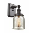 thumbnail image 1 of 916-1W-OB-G58 Innovations Lighting Bell - 1 Light Wall Sconce In Industrial Style-12 Inches Tall and 5 Inches Wide-Oil Rubbed Bronze Finish-Silver, 1 of 3