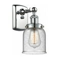 thumbnail image 1 of 916-1W-PC-G54-Innovations Lighting-Bell - 1 Light Wall Sconce In Industrial Style-12 Inches Tall and 5 Inches Wide-Polished Chrome Finish-Seedy Glass, 1 of 6