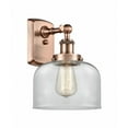 thumbnail image 1 of 916-1W-AC-G72 Innovations Lighting Bell - 1 Light Wall Sconce In Industrial Style-13 Inches Tall and 8 Inches Wide-Antique Copper Finish-Clear Glass, 1 of 3