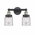 thumbnail image 1 of 616-2W-BAB-G52 Innovations Lighting Bell - 2 Light Bath Vanity In Industrial Style-10 Inches Tall and 15.5 Inches Wide-Black Antique Brass, 1 of 7