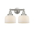 thumbnail image 1 of 616-2W-SN-G71 Innovations Lighting Bell - 2 Light Bath Vanity In Industrial Style-10 Inches Tall and 15.5 Inches Wide-Brushed Satin Nickel, 1 of 2
