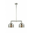 thumbnail image 1 of 209-PN-G78 Innovations Lighting Bell - 2 Light Island In Traditional Style-10 Inches Tall and 21 Inches Wide-Polished Nickel Finish-Silver Plated, 1 of 7