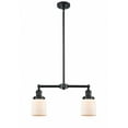 thumbnail image 1 of 209-OB-G51 Innovations Lighting Bell - 2 Light Island In Traditional Style-10 Inches Tall and 21 Inches Wide-Oil Rubbed Bronze Finish-Matte White, 1 of 7