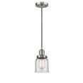 thumbnail image 1 of Innovations Lighting - Bell - 3.5W 1 LED Cord Hung Mini Pendant In Industrial, 1 of 1