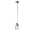 thumbnail image 1 of Innovations Lighting - Bell - 3.5W 1 LED Stem Hung Mini Pendant In Industrial, 1 of 1
