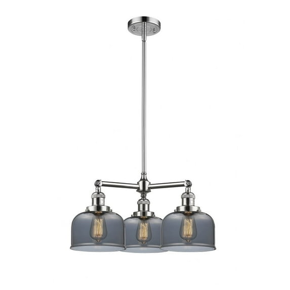 Innovations Lighting - Bell - 3 Light Chandelier In Industrial Style-11 Inches