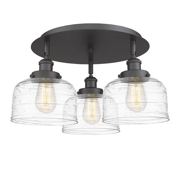Innovations Lighting Bell - 3 Light Flush Mount