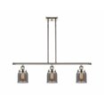 thumbnail image 1 of 916-3I-PN-G53 Innovations Lighting Bell - 3 Light Stem Hung Island In Industrial Style-10 Inches Tall and 36 Inches Wide-Polished Nickel Finish-Light, 1 of 1