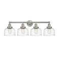 thumbnail image 1 of 616-4W-SN-G713 Innovations Lighting Bell - 4 Light Bath Vanity In Industrial Style-10 Inches Tall and 33.5 Inches Wide-Brushed Satin Nickel, 1 of 2