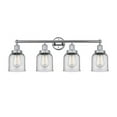 thumbnail image 1 of Innovations Lighting - Bell - 4 Light Bath Vanity with 5 Inch Glass In Modern, 1 of 2