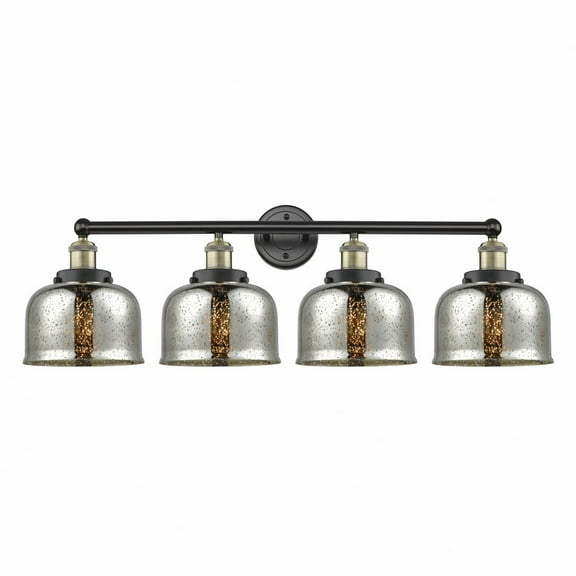 Innovations Lighting - Bell - 4 Light Bath Vanity with 8 Inch Glass In Modern