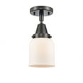 thumbnail image 1 of Innovations Lighting - Bell - 5 Inch 3.5W 1 LED Flush Mount  Matte Black Finish, 1 of 1