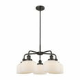 thumbnail image 1 of Innovations Lighting - Bell - 5 Light Stem Hung Chandelier In Art Deco, 1 of 2