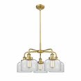 thumbnail image 1 of Innovations Lighting - Bell - 5 Light Stem Hung Chandelier In Art Deco, 1 of 2