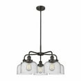 thumbnail image 1 of Innovations Lighting - Bell - 5 Light Stem Hung Chandelier In Art Deco, 1 of 2