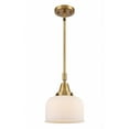 thumbnail image 1 of Innovations Lighting - Bell - 8 Inch 3.5W 1 LED Mini Pendant   Brushed Brass, 1 of 1