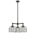 thumbnail image 1 of Innovations Lighting - Bell Cage - 3 Light Chandelier In Industrial Style-17, 1 of 2