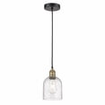 thumbnail image 1 of 616-1P-BAB-G558-6SDY Innovations Lighting Bella - 1 Light Cord Hung Mini Pendant In Industrial Style-9.5 Inches Tall and 5.5 Inches Wide-Black Antique, 1 of 7
