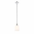 thumbnail image 1 of 616-1S-PC-G558-6GWH Innovations Lighting Bella - 1 Light Stem Hung Mini Pendant In Industrial Style-9 Inches Tall and 5.5 Inches Wide-Polished Chrome, 1 of 1