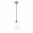 thumbnail image 1 of 516-1S-AB-G558-6GWH Innovations Lighting Bella - 1 Light Stem Hung Mini Pendant In Industrial Style-9.5 Inches Tall and 5.5 Inches Wide-Antique Brass, 1 of 1