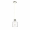 thumbnail image 1 of 516-1S-PN-G558-6CL Innovations Lighting Bella - 1 Light Stem Hung Mini Pendant In Industrial Style-9.5 Inches Tall and 5.5 Inches Wide-Polished Nickel, 1 of 7