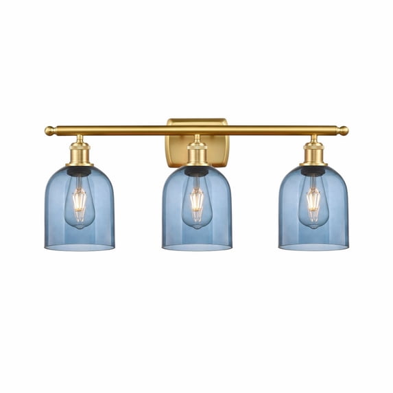 Innovations Lighting - Bella - 3 Light Bath Vanity In Industrial Style-10.5