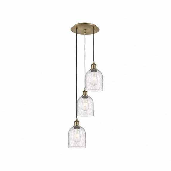 Innovations Lighting - Bella - 3 Light Cord Hung Multi Pendant In Industrial