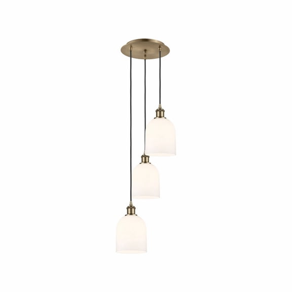 Innovations Lighting - Bella - 3 Light Cord Hung Multi Pendant In Industrial