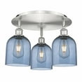 thumbnail image 1 of Innovations Lighting - Bella - 3 Light Flush Mount In Industrial Style-10.5, 1 of 2