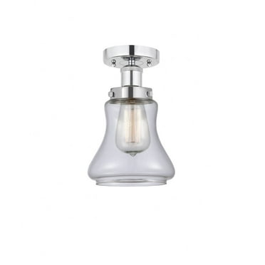 Innovations Lighting  Bellmont - 1 Light 7" Semi-Flush Mount Clear/Polished Chrome