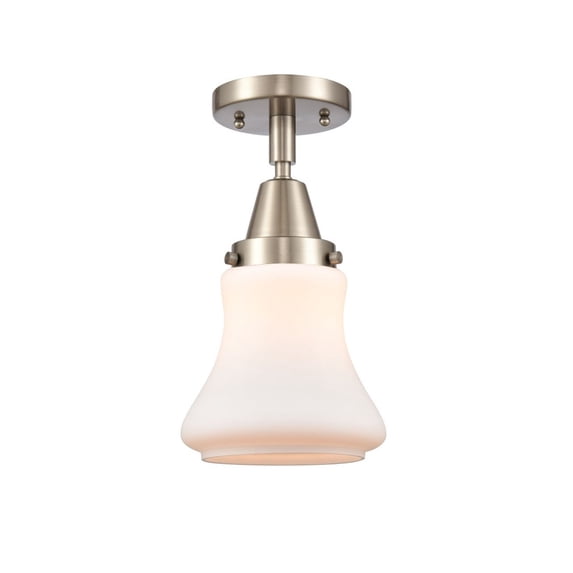 Innovations Lighting - Bellmont - 1 Light Flush Mount Brushed Satin Nickel