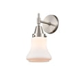 thumbnail image 1 of 447-1W-SN-G191 Innovations Lighting Bellmont - 1 Light Wall Sconce-11.5 Inches Tall and 6 Inches Wide-Satin Nickel Finish-Matte White Glass Color, 1 of 3
