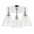 thumbnail image 1 of Innovations Lighting - Berkshire - 3 Light Flush Mount In Industrial Style-10.5, 1 of 5