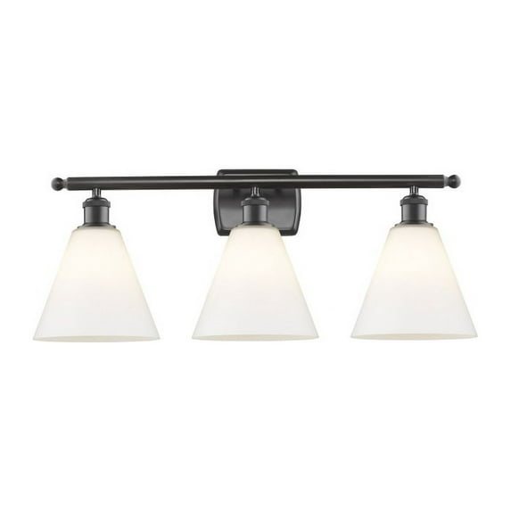 Innovations Lighting - Berkshire - 3 Light Bath Vanity In Industrial Style-11.25