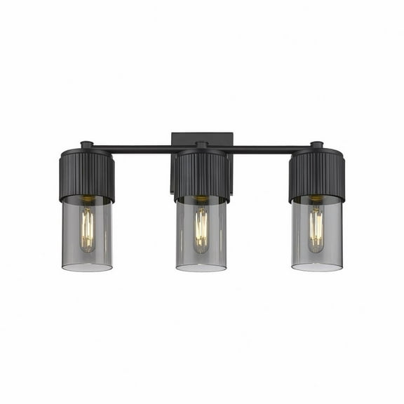 Innovations Lighting - Bolivar - 3 Light Bath Vanity In Industrial Style-9.5