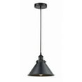 thumbnail image 1 of 616-1PH-BK-M10-BK Innovations Lighting Briarcliff - 1 Light Cord Hung Mini Pendant In Modern Style-9.25 Inches Tall and 10 Inches Wide-Matte Black, 1 of 2